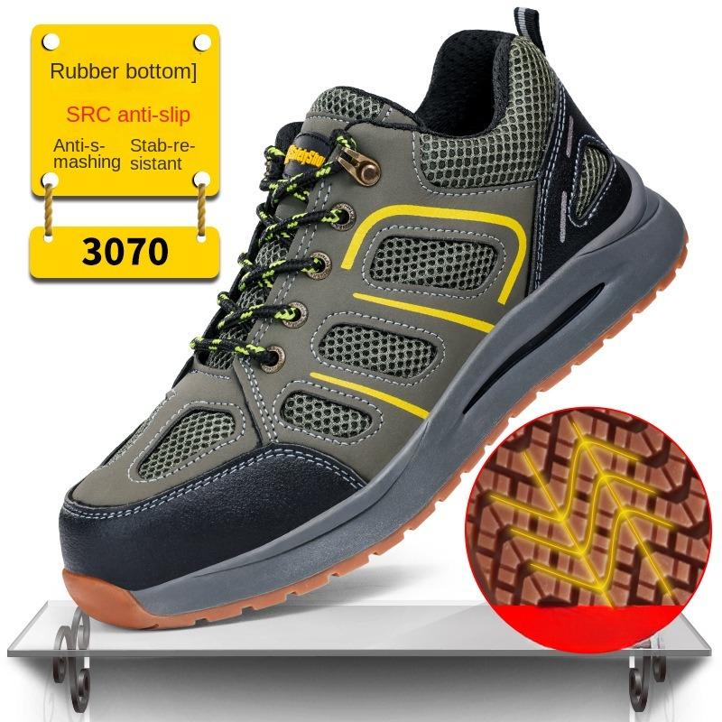 

Обувь для страхования труда, мужская, противоударная и противопрокольная, со стальной головкой, износостойкая, для отдыха и комфорта, защитная обувь 46