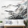 Asian Chinese Tapestry Cherry Blossom Tapestry Japanese Tapestry Nature Landscape Tapestries for Bedroom Living Room Home Decor