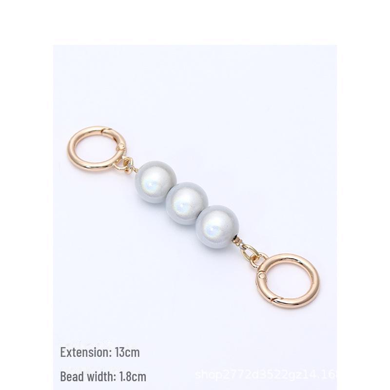 COAC Mahjong Bag Chain: Transform Your Shoulder Strap with Pearl Chain Accents