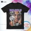 Malcolm X Shirt Bootleg Rap Shirt Kurzarm Unisex Vintage Stil T-Shirt Bürgerrechts-T-Shirt Bowlinghemden Für Unisex XS-5XL