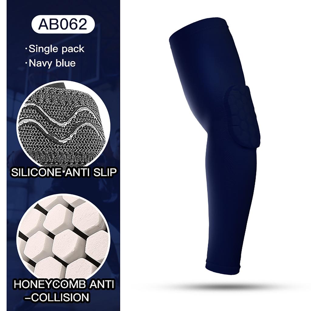 1Pc Sports Elbow Protection Honeycomb Anti-Collision Pressure Protection Arm Sleeve Basketball Cycling Fitness Protective Gear