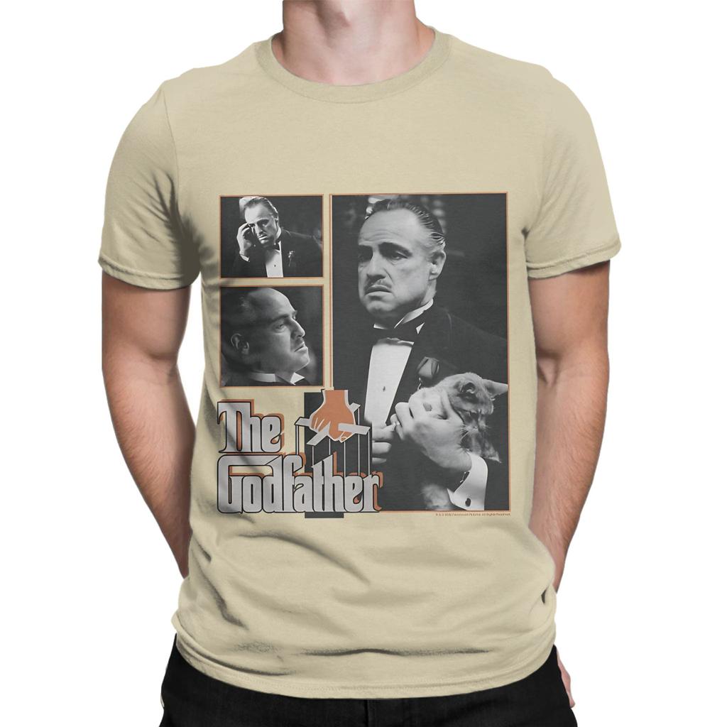 The Godfather Vito Corleone Stray Poster Novelty 100 Cotton TShirt The Godfather Tops Tees For Unisex