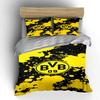 Yellow-black splatter with BVB. Bedding sets Duvet cover sets Duvet covers Pillowcases(1 * Duvet Cover 2 * Pillowcases, without duvet insert)