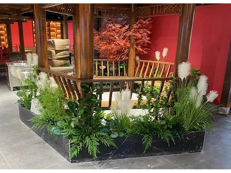 Nordic Reed & Foxtail Grass Artificial Office Plants Window Decor 