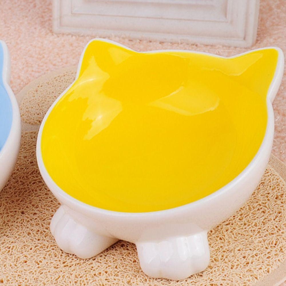 Non-slip Dog Food Feeding Basin Cute Pet Drinking Feeder Cat Ceramic Bowl  Water Container