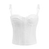 Hollow Lace Corset Slim Fit Suspender Vest Elastic Crop Tops  Travel