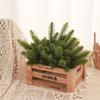 24Pcs Evergreen & Snow-Covered for Christmas Tree For Garland Wreath DIY Floral Arrangements Realistic Artificial Plants