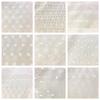100x130cm Eyelet Embroidered Cotton Fabric White Cotton Lace Material for Sewing Dress,By the Meter 23 Styles