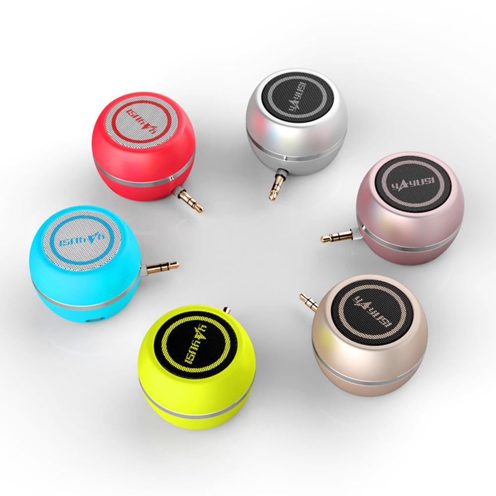 Mini Bluetooth Speaker 3.5mm AUX Jack Sound Amplifier Music Player Built-in Lithium Battery for Phone Notebook Laptop Tablet