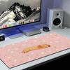 Large gaming mouse pad with cute paw print design,anti slip rubber base,computer desktop accessory suitable for PC gaming office