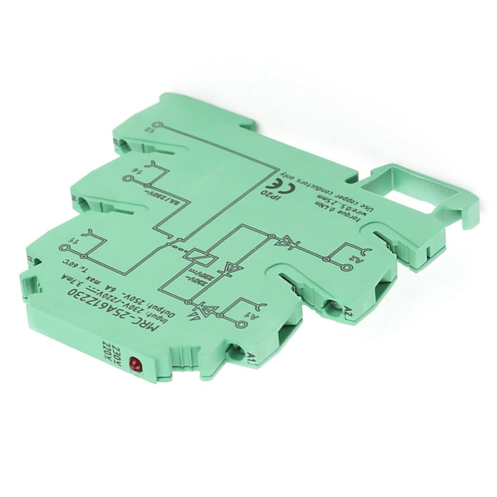 MRC25A61Z230 PLC Electromagnetic Contact Interface Relay Module Input 230VAC220VDC 1NO 1 NC
