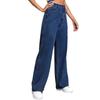 High waist wide leg jeans summer new thin mopping straight versatile retro drape men and women