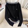 Women's Color-block Hooded Sweatshirt