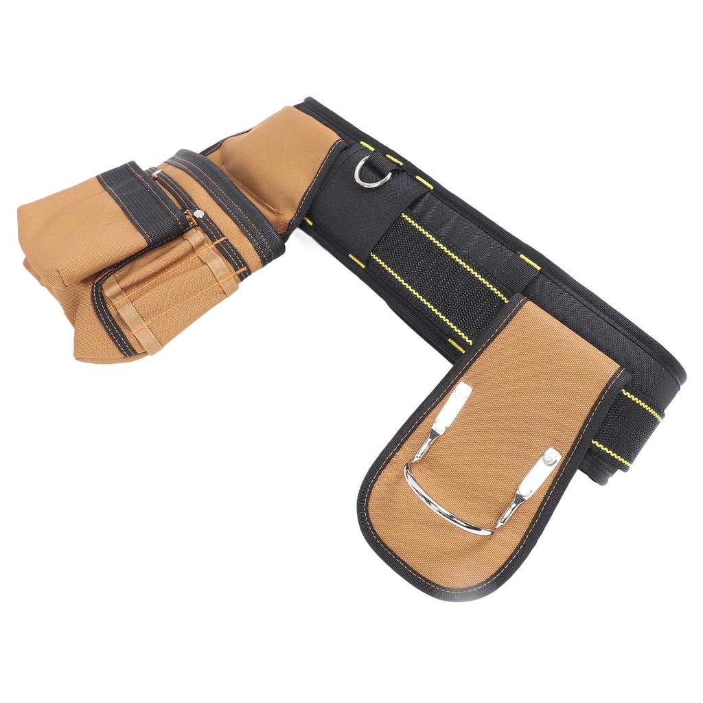 Centură de scule 12 buzunare Husă detașabilă Talie reglabilă Eliberare rapidă Geantă de scule pentru talie cu ciocan