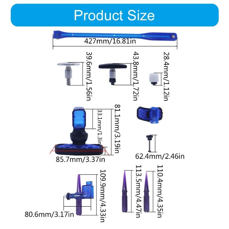 Auto Body Repair Tool Professional Dent Remover Car Dent Removal Hammer Wear Resistant Repair Leveling Hammer