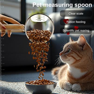 Pet Food Measuring Scoop,Dog Cat Food Scoop for Wet Food Accurate Measurement