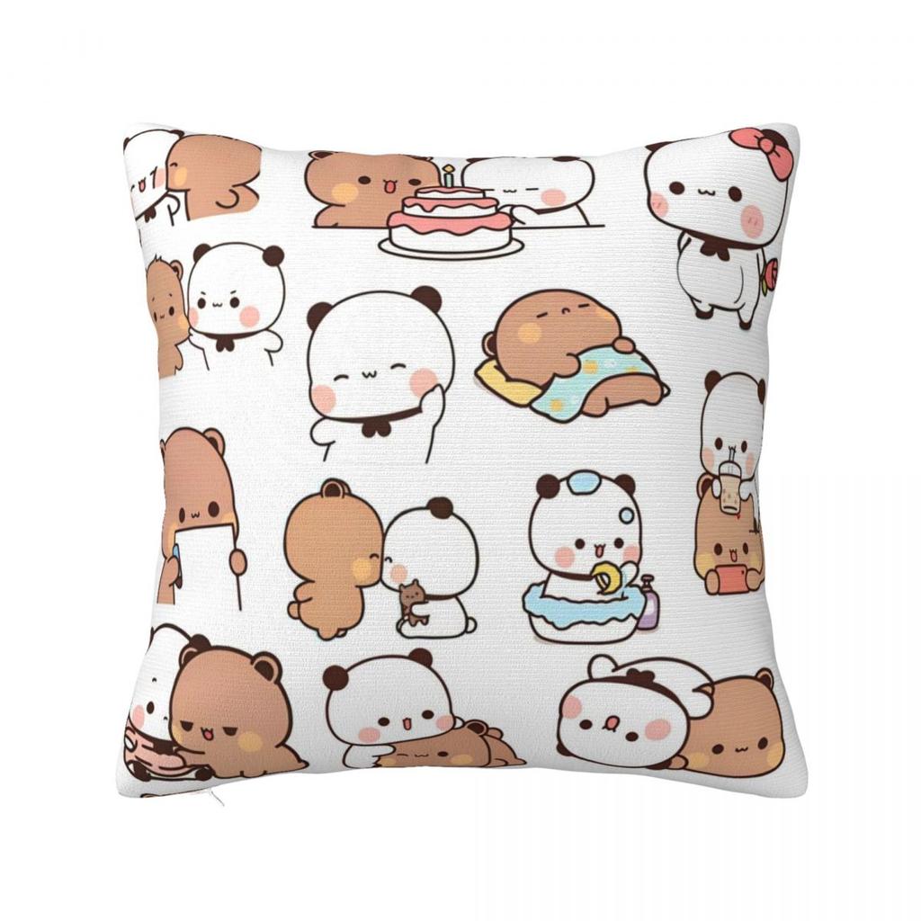 Bubu Dudu Cute Cartoon Bear Character Pillow Cover Kawaii Panda Pillow Case Cushion Cover Pillowcases For Party Home Decor