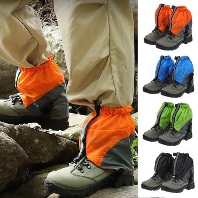 1 Paar Beingamaschen mit Reflektorstreifen, verstellbar, für Herren und Damen, zum Wandern im Freien, Klettern, Skifahren, Jagen, Schlangenschutz, Schneestiefel-Schuhgamaschen-Schutzabdeckung