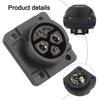 Industrial IP67 8-Pin Battery Connector with 500V Voltage Rating and 50A Current Capacity for Energy Storage Applications