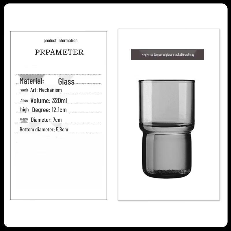 

Versatile Tempered Glass Drinking Cup