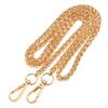 Metalen Crossbody Schoudertas Kettingriem voor Portemonnee Maken 120cm Goud