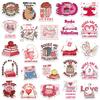 10/30/50pcs Valentine's Bookish Stickers English Letters Graffiti Decals DIY Phone Notebook Suitcase Romantic Aesthetic Sticker