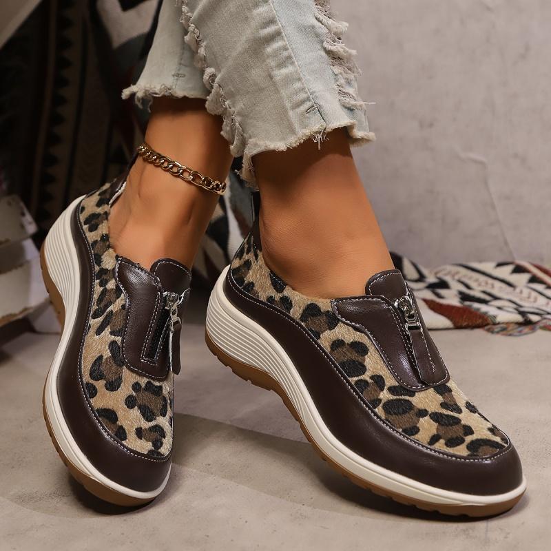 

Новые легкие повседневные кроссовки с круглым носком и толстой подошвой для ходьбы, удобные кроссовки на молнии для бега на весну/лето для женщин 39