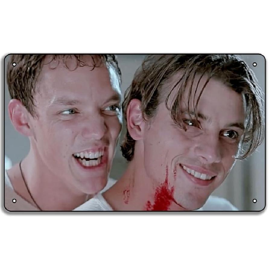 Scream Movie Poster | Wes Craven, Margot Robbie Minimalist Movie Poster Metal Tin Sign 8x12in Plaque Wall Art horror