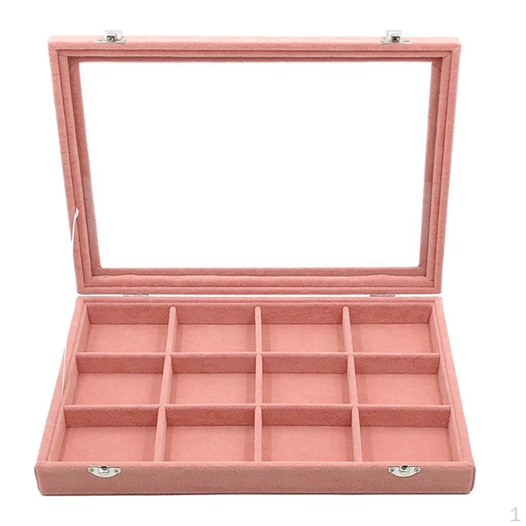 Вставка Решетка Дисплей для Украшений Коробка для Хранения Лоток Держатель Витрина Large 2