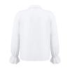 Boys Renaissance Shirt Long Sleeve Turndown Collar Ruffle Lace Cuffs Button Front Solid Color Costume Top for Historical Events