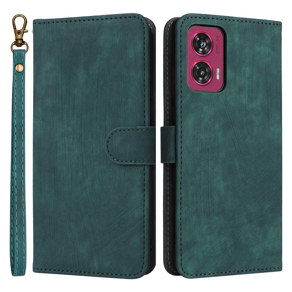 Für Motorola Edge 50 Fusion 5G Stoßfeste Hülle RFID-Blockierende PU-Leder Handyhülle