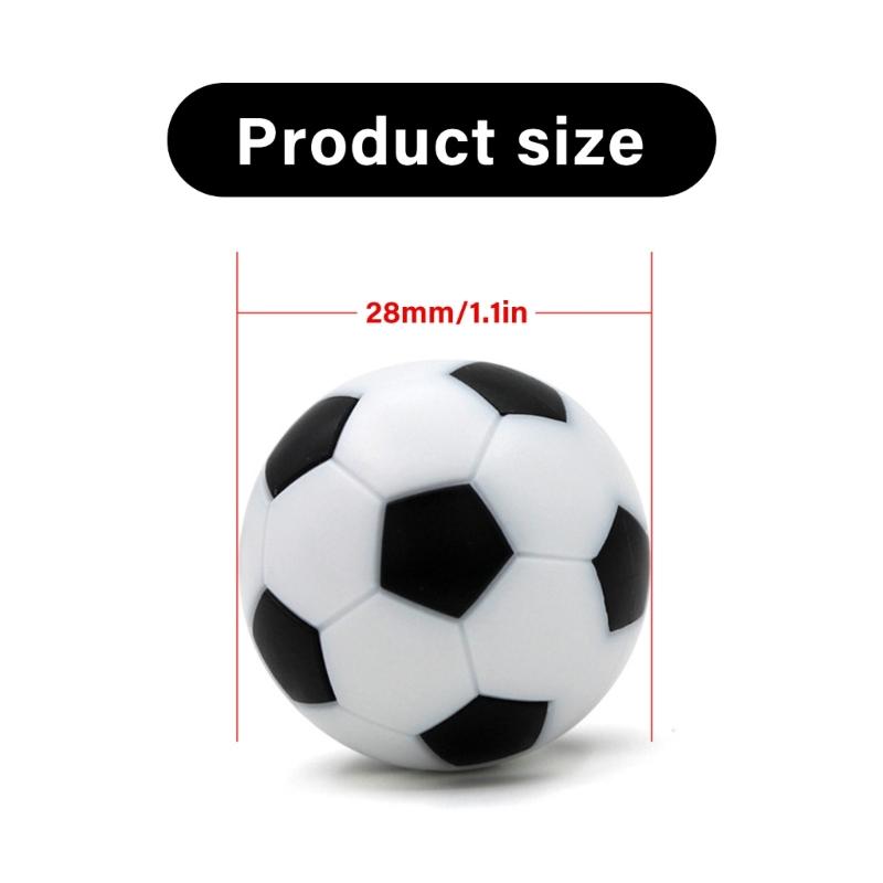 12Pcs Official Table Soccer Balls 28mm Foosballs Table Balls for Home Recreation Room Foosball Table Game Accessories