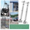 1Pcs M5-M24 Closed Body Turnbuckle 304 Stainless Steel Silver Rigging Screw Closed Body Rust Resistant