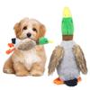 Jouet canard en peluche pour chiens mâcheurs agressifs Jouet à mâcher canard couineur Jouet canard en peluche indestructible pour chiens Soulagement de l'ennui Dentition