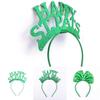 St. Patricks Day Hair Band Bow Tie Shamrock Green Irish Headband Girl Party Gift