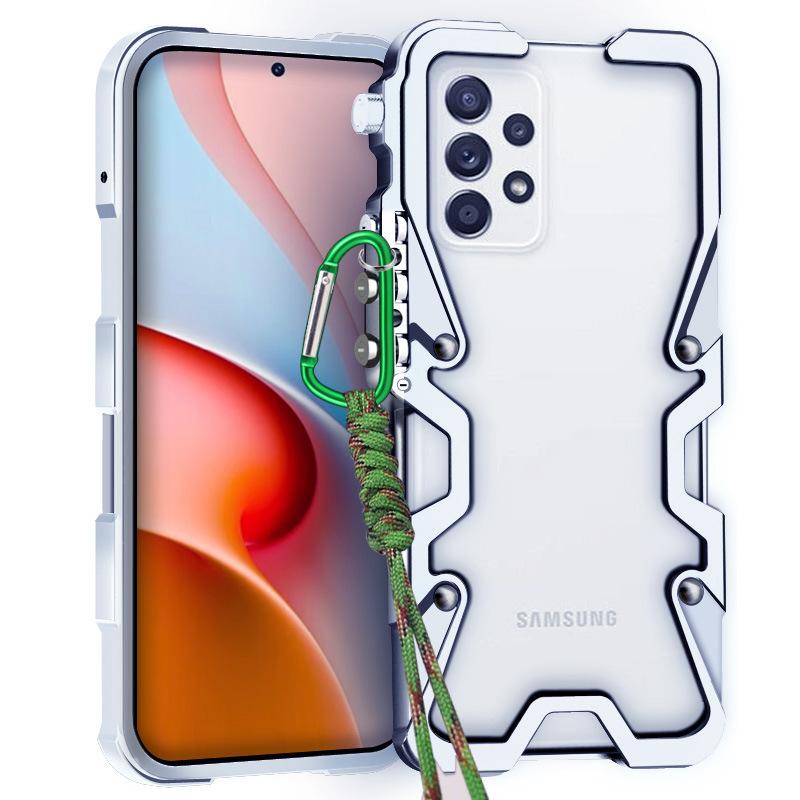 Suitable for Samsung A Series Mobile Phone Case, Metal Protective Case, Shockproof and Drop-proof All-inclusive Mechanical Model