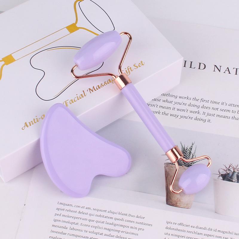 Meridian Gua Sha Facial Massage Roller Set