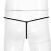 Pánské Wet Look Kožené kalhotky G-String Micro Thong Bulge Pouch Nízké spodní prádlo