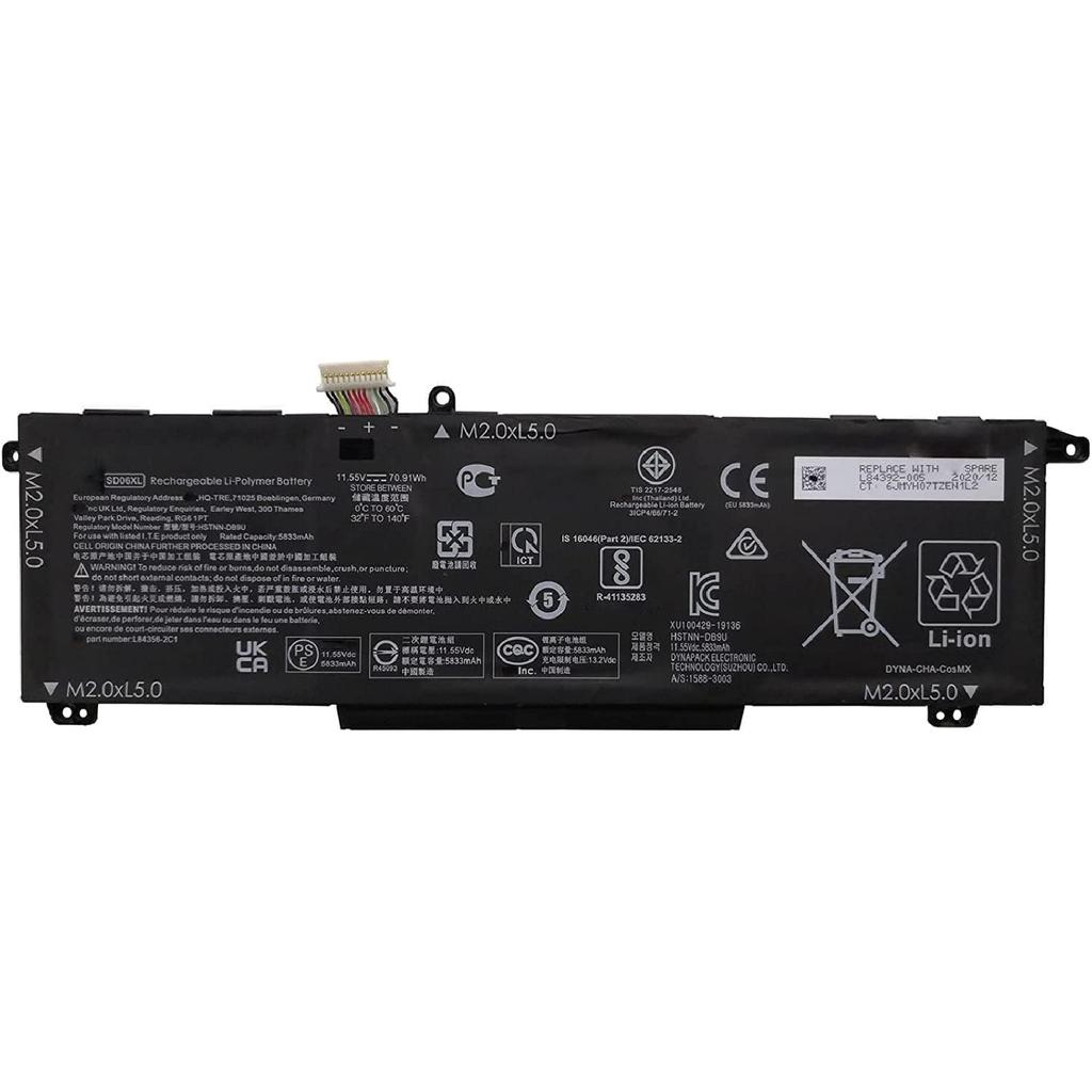 SD06XL Laptop Battery Compatible with HP Omen 15-EK 15-EN 15-ek0xxx 15-ek0013dx 15-ek1013dx 15-EK0019NR EK0008CA EK1017TX 15-en0xxx 15-en0023dx
