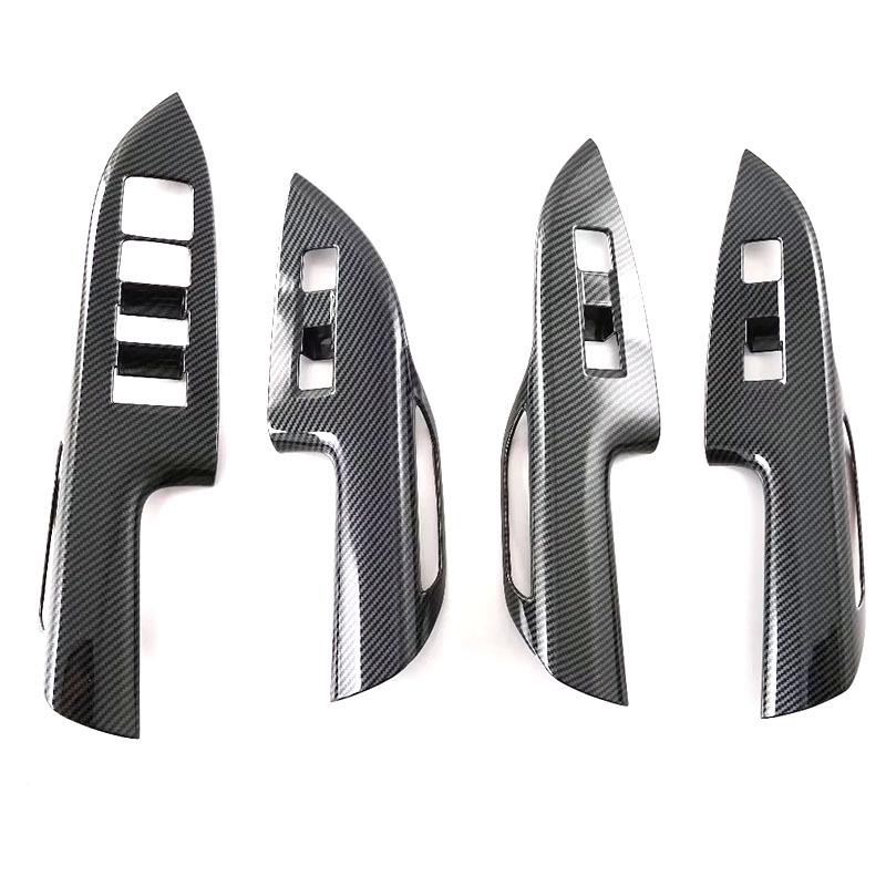 Compatible with 2021-2023 Lexus NX250: Interior Armrest, Gear Shift Frame, Four-Door Speaker Covers, and Trim.