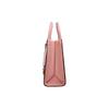 Michael Kors MK Mirella Borsa Tote in Pelle con Stampa Logo a Lettere Chiusura con Cerniera Donna Rosa 35F3G7ZC5L-664