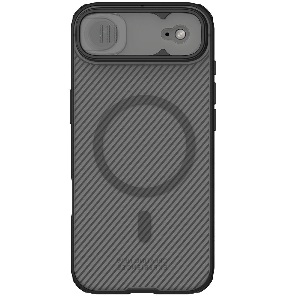 NILLKIN Camshield Pro Magnetic Series For iPhone Air Case TPU + PC Clear Black Phone Cover with Camera Slider