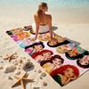 Princesses Colorful Costumes Towel Large Quick-Drying Microfiber soft S-Square Pants-s Beach Towel for Travel Fitness Bathing Camping. 0730s118