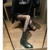 Internet Celebrities Letter Pantyhose Leggings, Moon Stockings Fishnet Stockings Leggings
