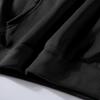 Black Four-Leaf Clover Zipper Hoodie - Custom Teen Sweatshirt