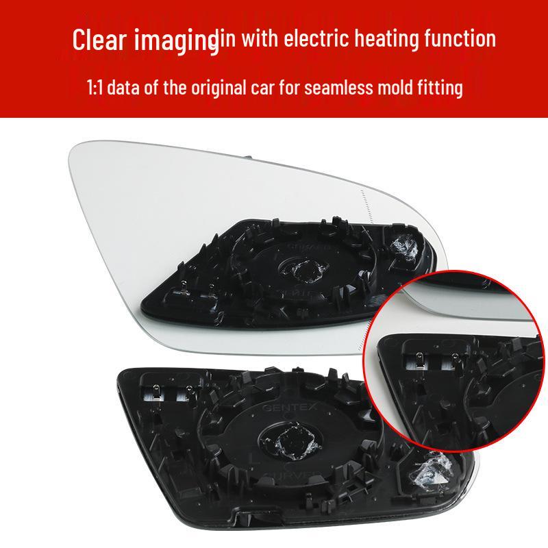 Compatible Rearview Mirror Lens for Mercedes-Benz: C-Class, C180, B200, GLA, GLC, V-Class, S-Class, E-Class, E260L