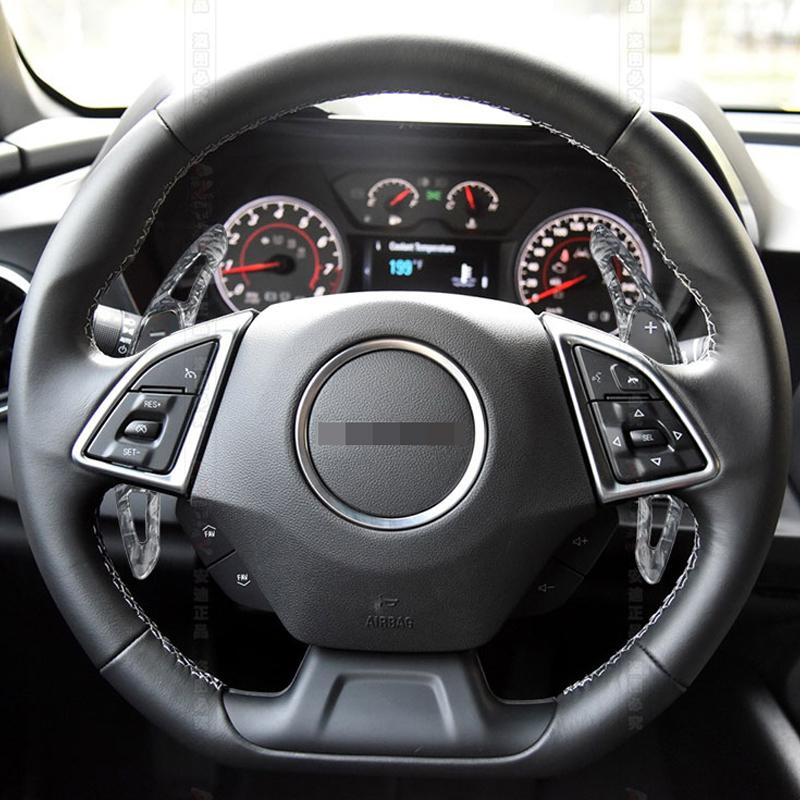 For Chevrolet Camaro 2016 2017 2018      Car Paddle Shifters Steering Wheel Shift Paddles Decoration Trim