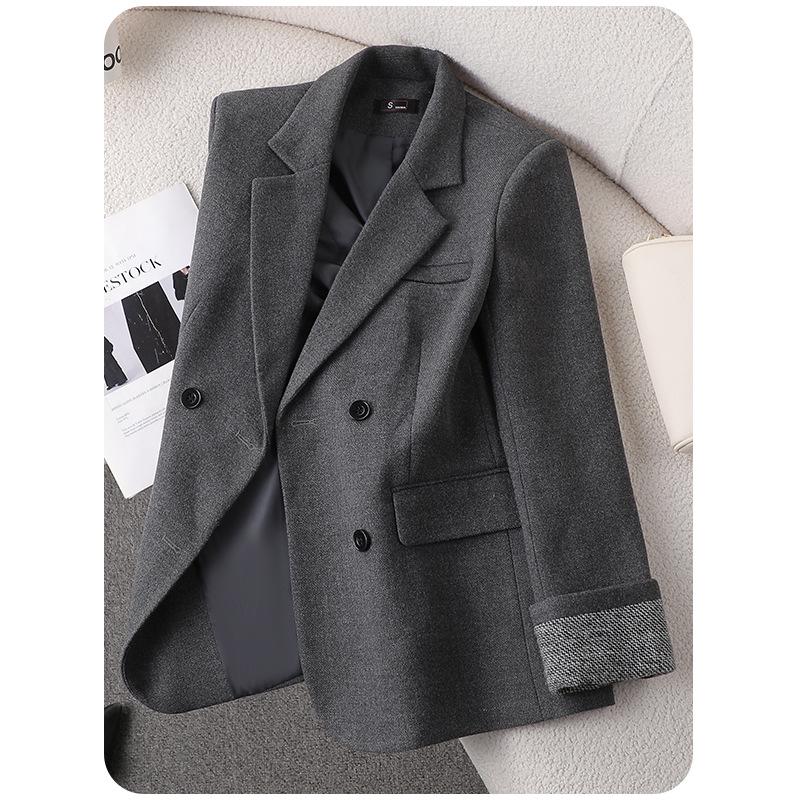 Women's High-End Loose Woolen Winter Suit Jacket 2025