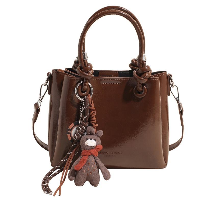 

Niche retro portable bucket bag women s 2025 summer new trendy fashion casual shoulder crossbody bag no pendant