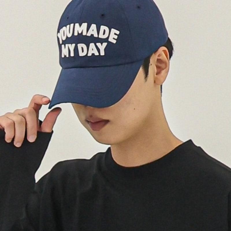 THESTORI YMMD Washed Ball Cap (Navy)